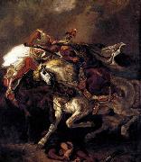 Eugene Delacroix Combat of the Giaour and the Pasha USA oil painting artist